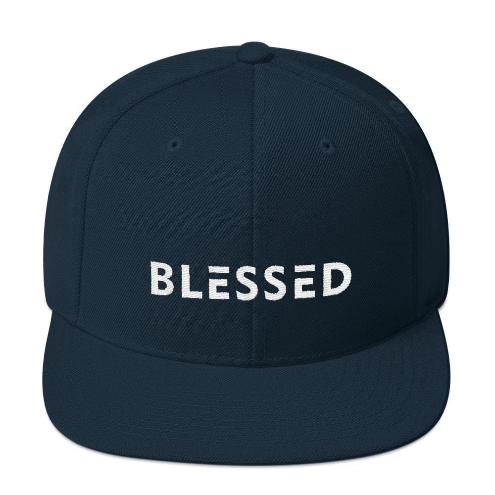 Blessed Flat Bill Snapback Hat | Christian Snapback | FACT goods