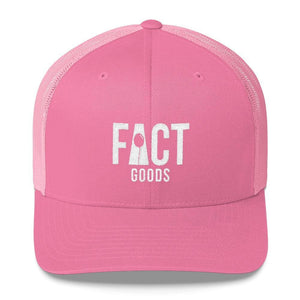 FACT goods Logo Snapback Trucker Hat - One-size / Pink - Hats
