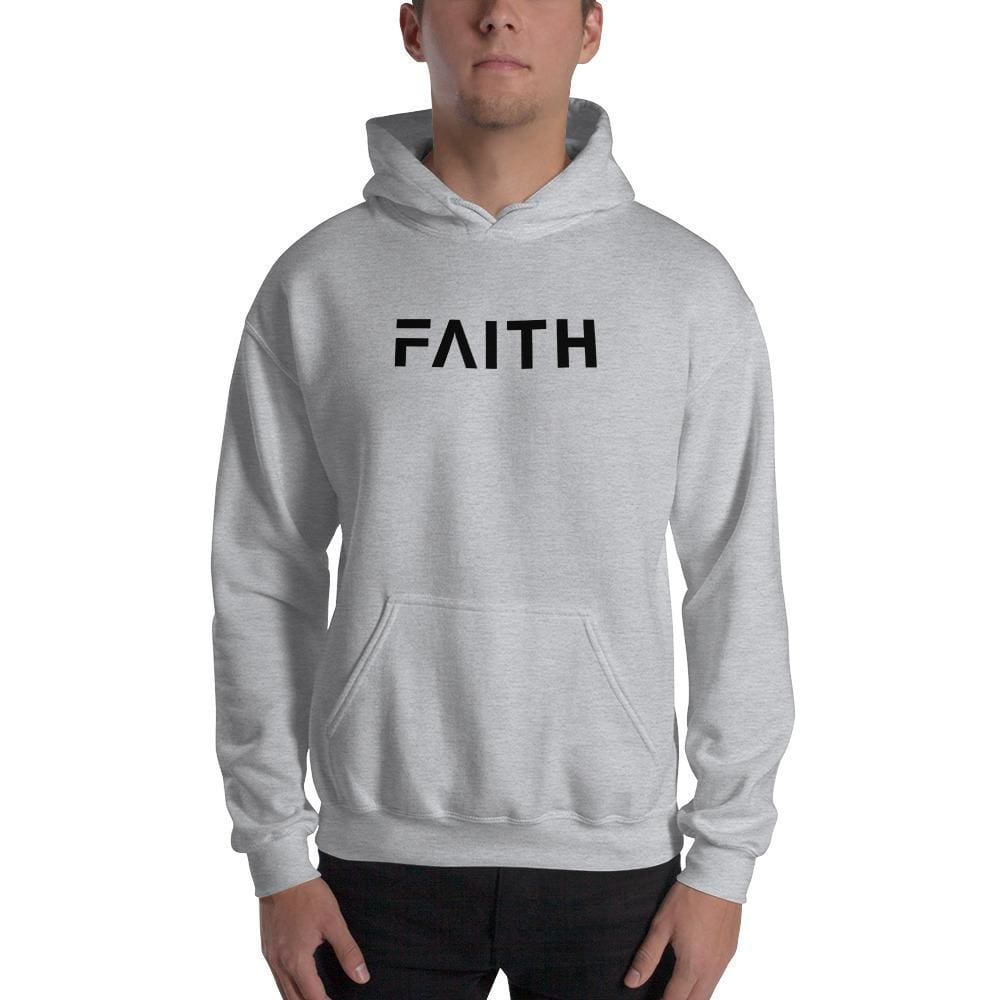Faith Christian Pullover Hoodie Sweatshirt - S / Sport Grey - Sweatshirts