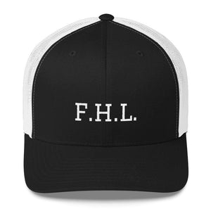 FHL (Faith Hope Love) Snapback Trucker Cap - One-size / Black/ White - Hats