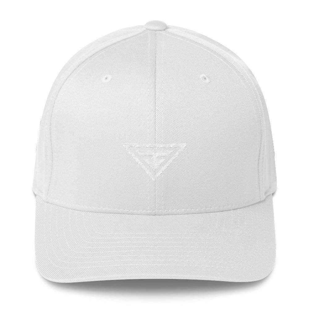 Hero Fitted Flexfit Twill Baseball Hat - S/m / White - Hats