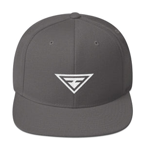 Hero Snapback Hat with Flat Brim - One-size / Dark Grey - Hats