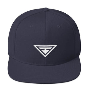 Hero Snapback Hat with Flat Brim - One-size / Navy - Hats