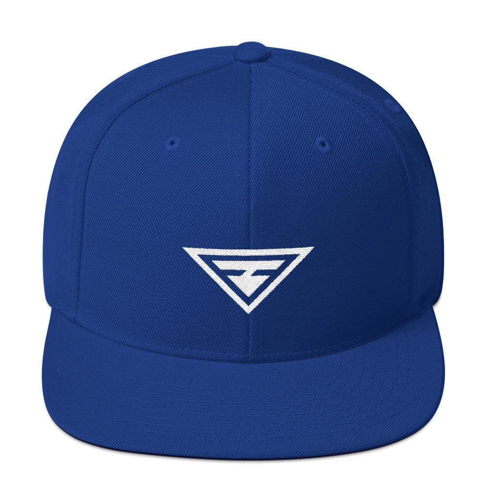 Hero Snapback Hat with Flat Brim - One-size / Royal Blue - Hats