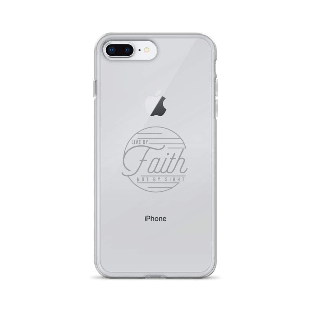 Live By Faith Christian Iphone Case - Iphone 7 Plus/8 Plus / Grey - Phone Cases
