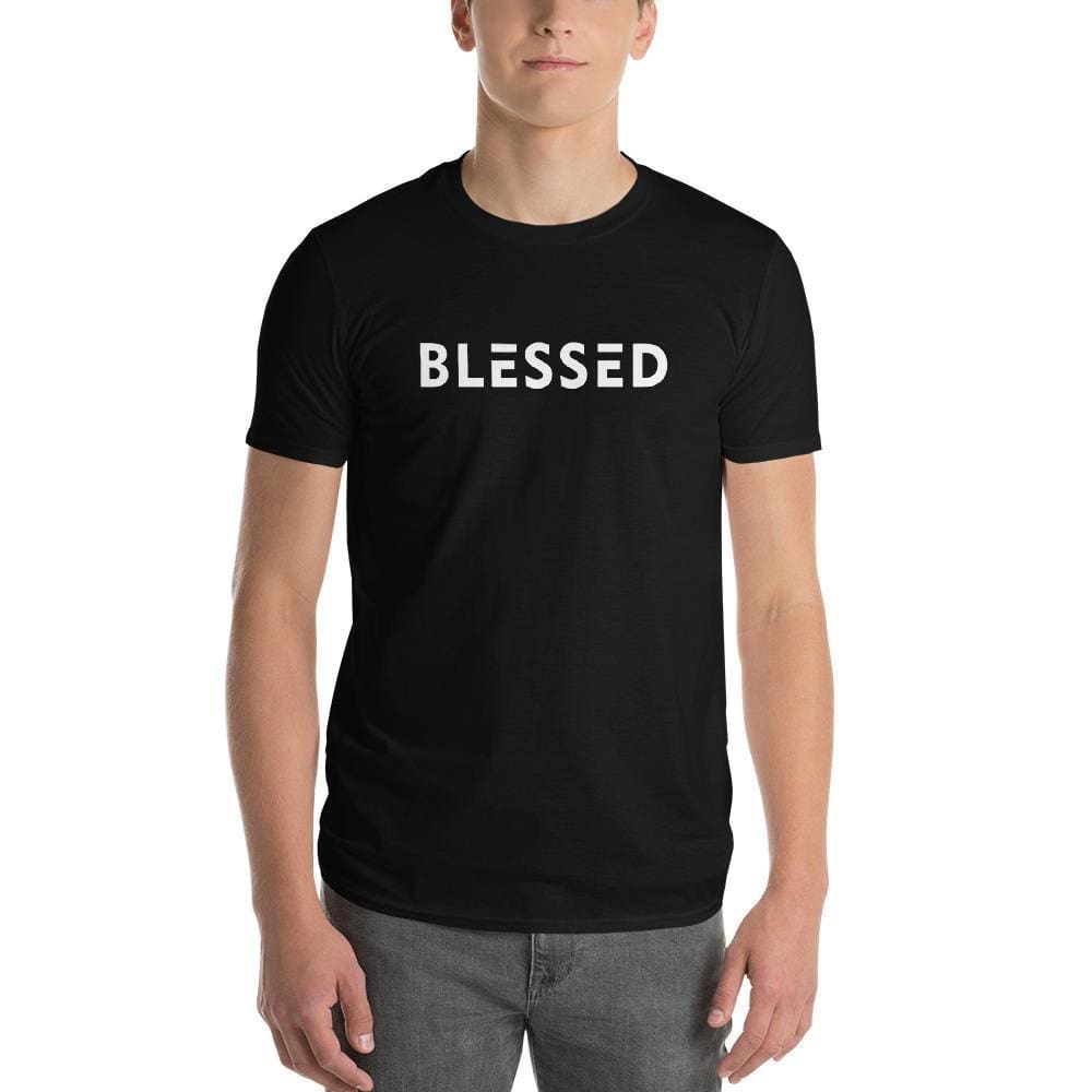 Mens Blessed T-Shirt - S / Black - T-Shirts
