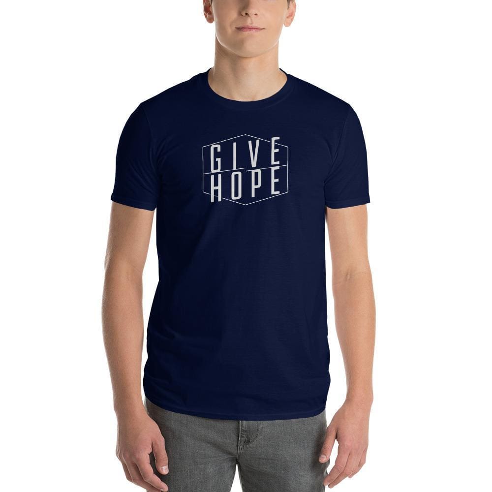 Mens Give Hope T-Shirt - S / Navy - T-Shirts