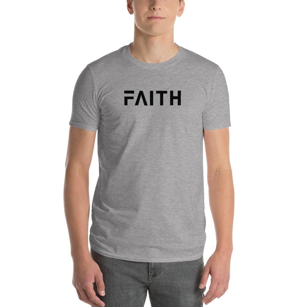 Simple Faith Mens T-Shirt - S / Heather Grey - T-Shirts