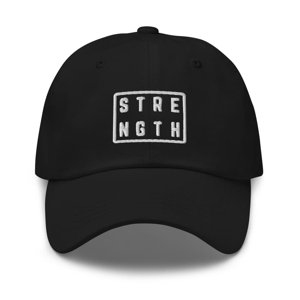 Strength Square Baseball Cap - Black