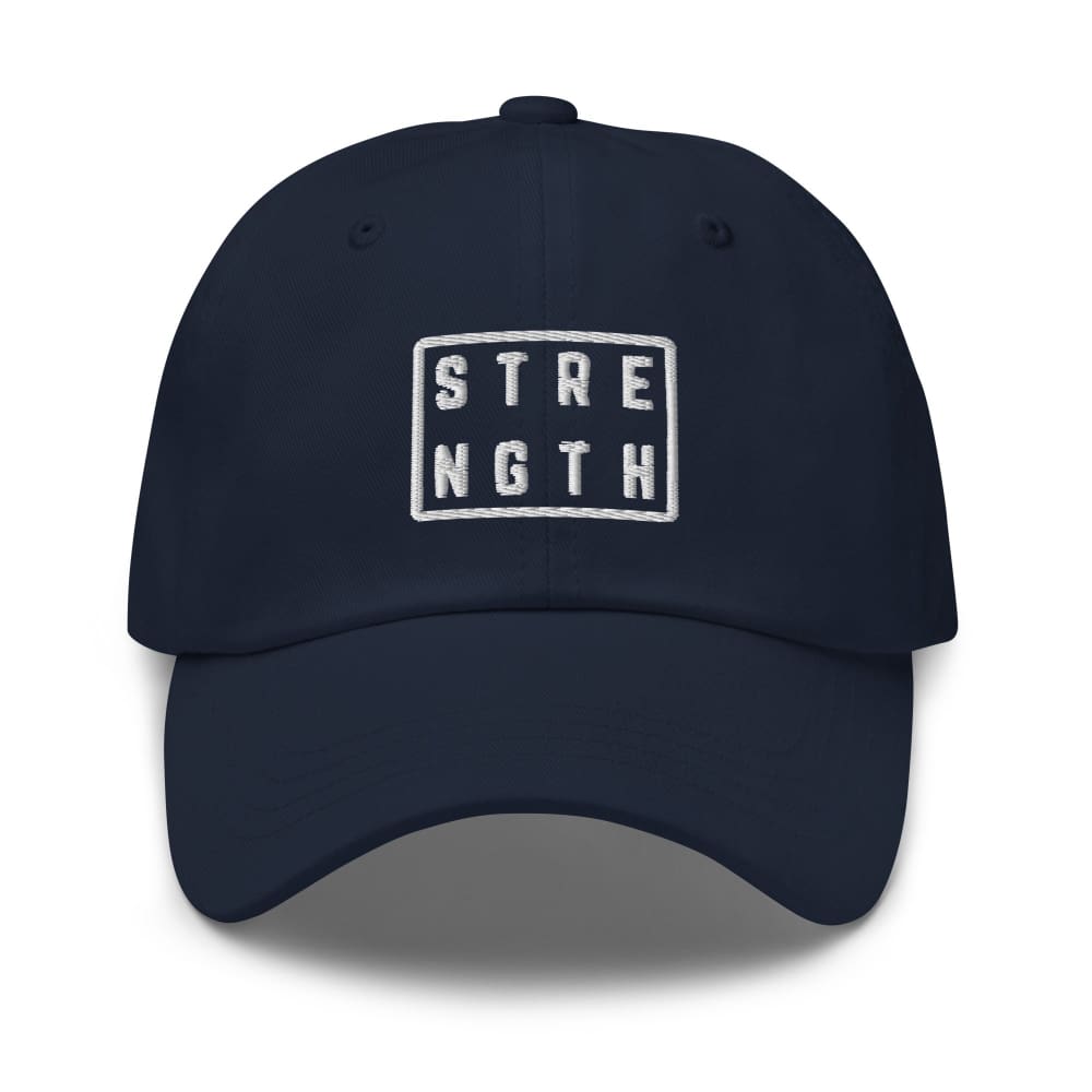 Strength Square Baseball Cap - Navy