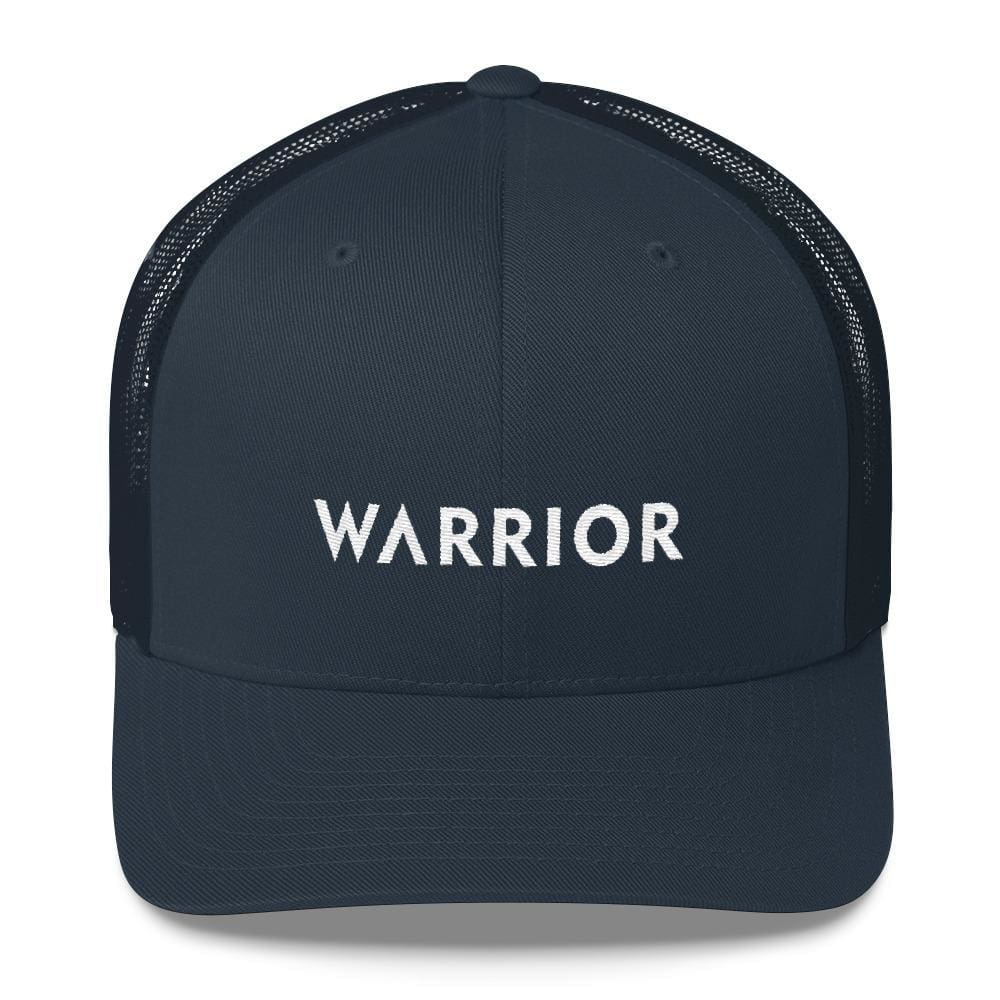 Warrior Snapback Trucker Hat - One-size / Navy - Hats