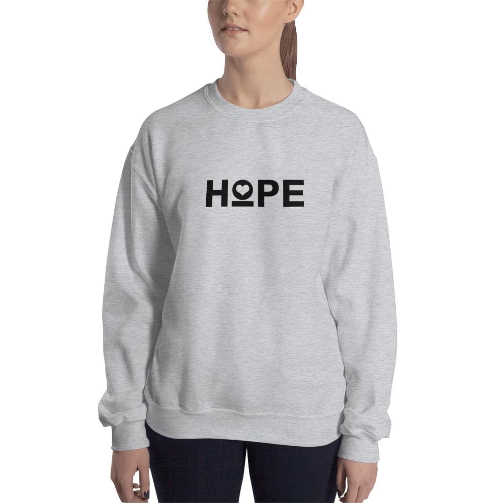Womens Hope Crewneck Sweatshirt - S / Sport Grey - Sweatshirts