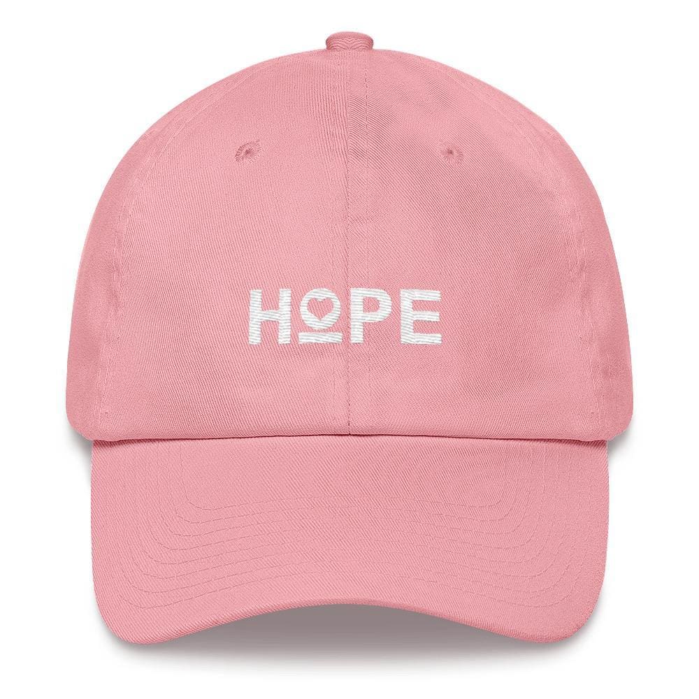 Womens Hope Heart Dad Hat - One-size / Pink - Hats