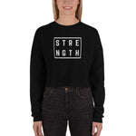 Women's Strength Crewneck Crop Sweatshirt