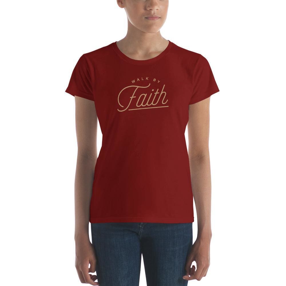 Womens Walk by Faith T-Shirt - S / Independence Red - T-Shirts