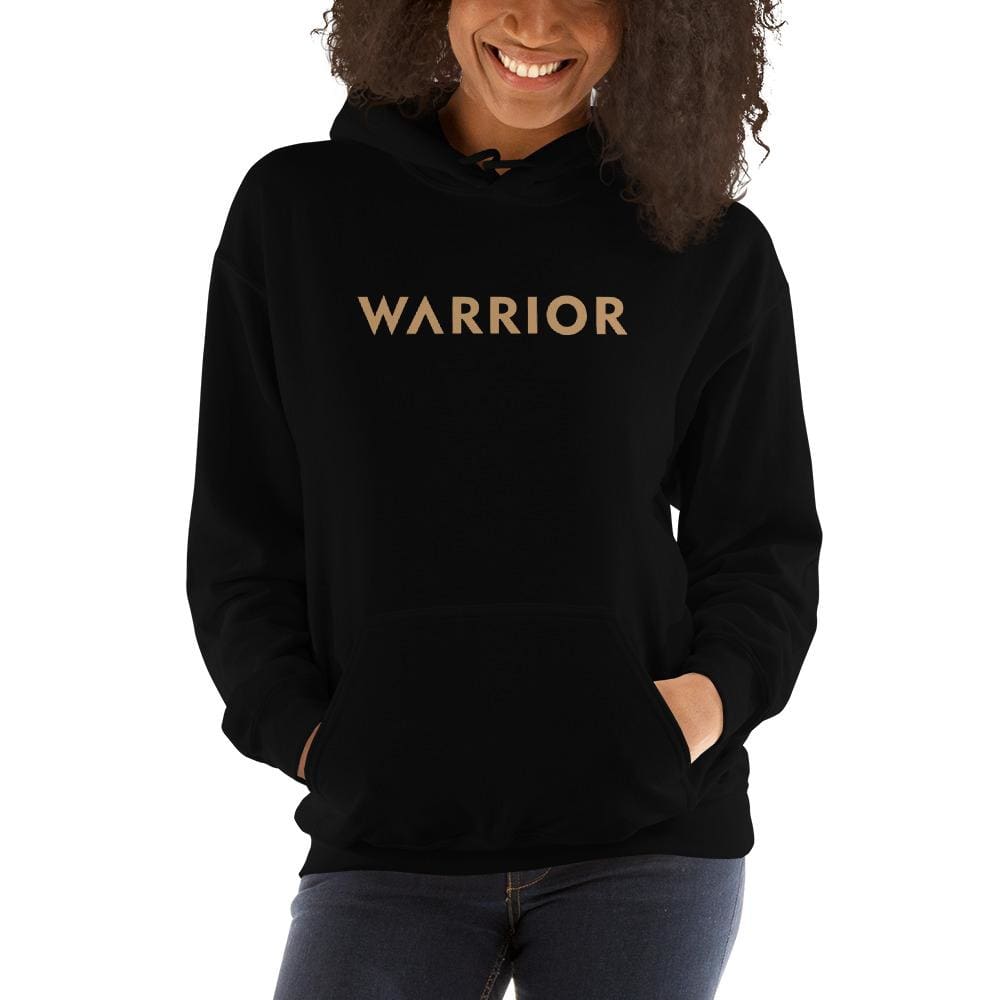 Womens Warrior Hoodie Sweatshirt - S / Black - Sweatshirts