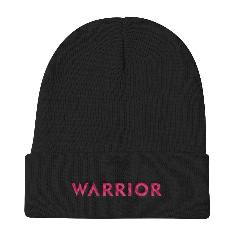Womens Warrior Knit Beanie - One-size / Black - Hats