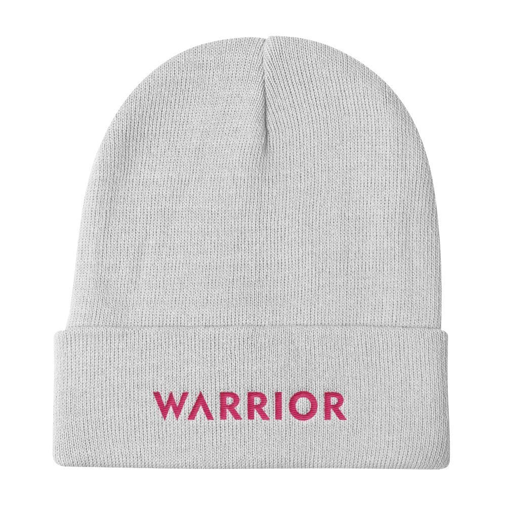 Womens Warrior Knit Beanie - One-size / White - Hats