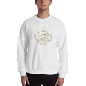 Be Courageous Be Strong Stand Firm in the Faith Christian Crewneck Sweatshirt - S / White - Sweatshirts