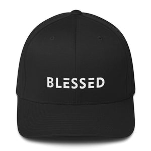 Blessed Fitted Flexfit Twill Baseball Hat - S/m / Black - Hats