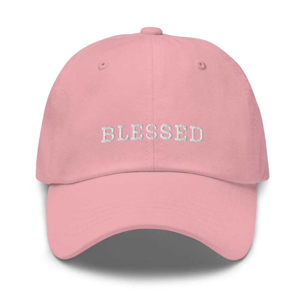 Blessed Graduate Adjustable Christian Cotton Baseball Cap - Pink