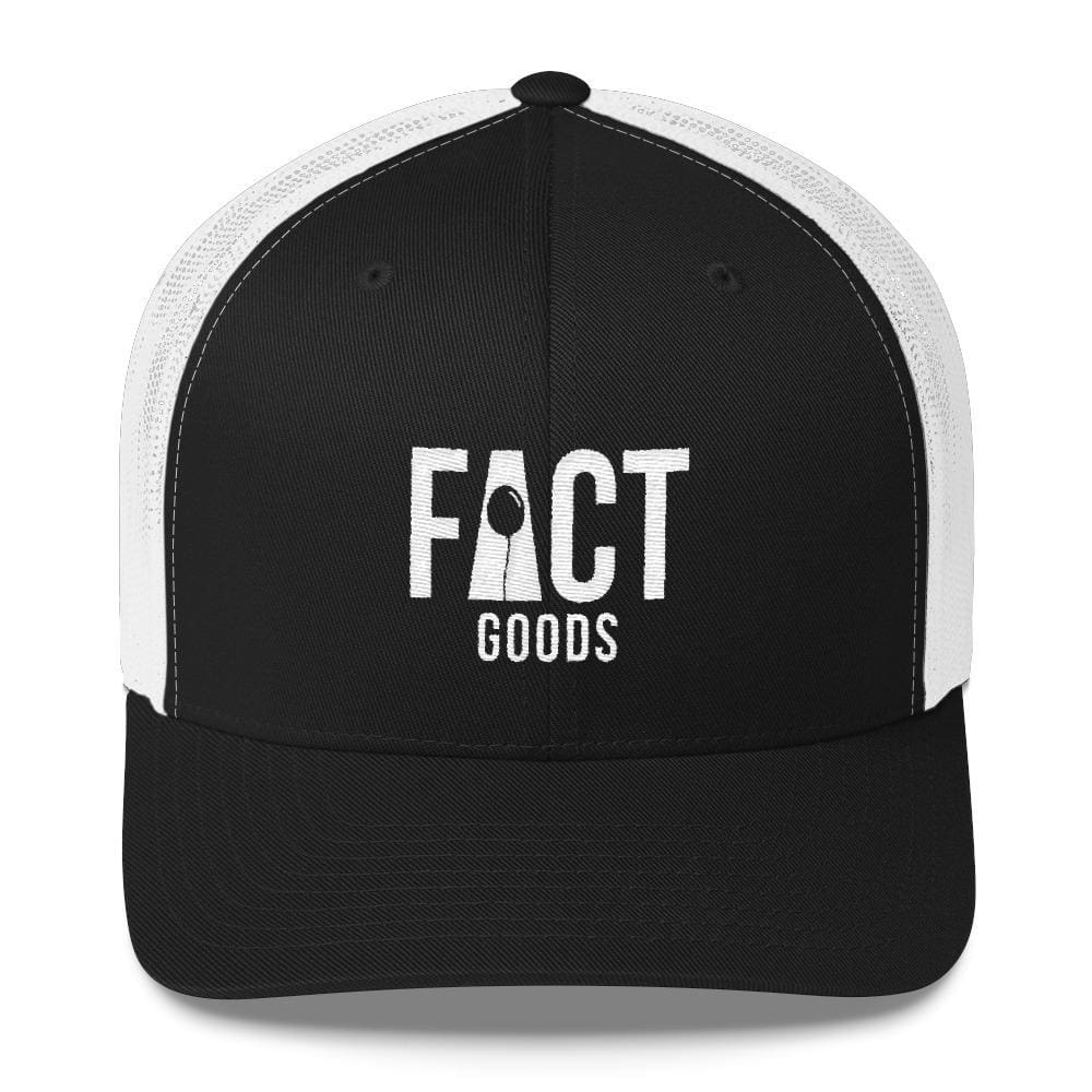 FACT goods Logo Snapback Trucker Hat - One-size / Black - Hats