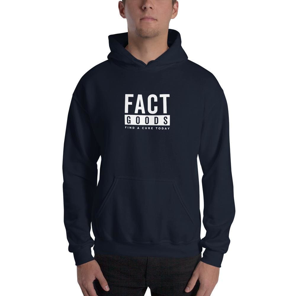 FACT goods Square Logo Pullover Hoodie Sweatshirt - S / Black - Sweatshirts