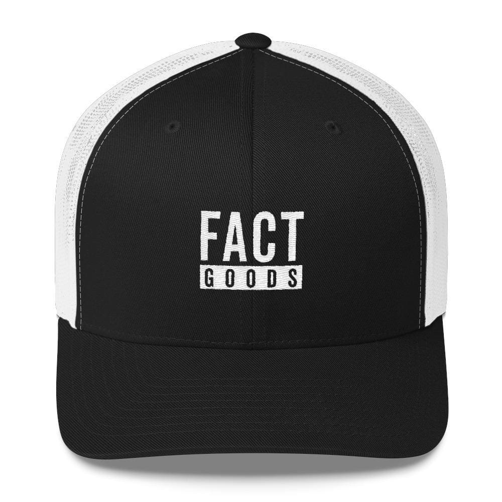 FACT goods Square Logo Snapback Trucker Hat