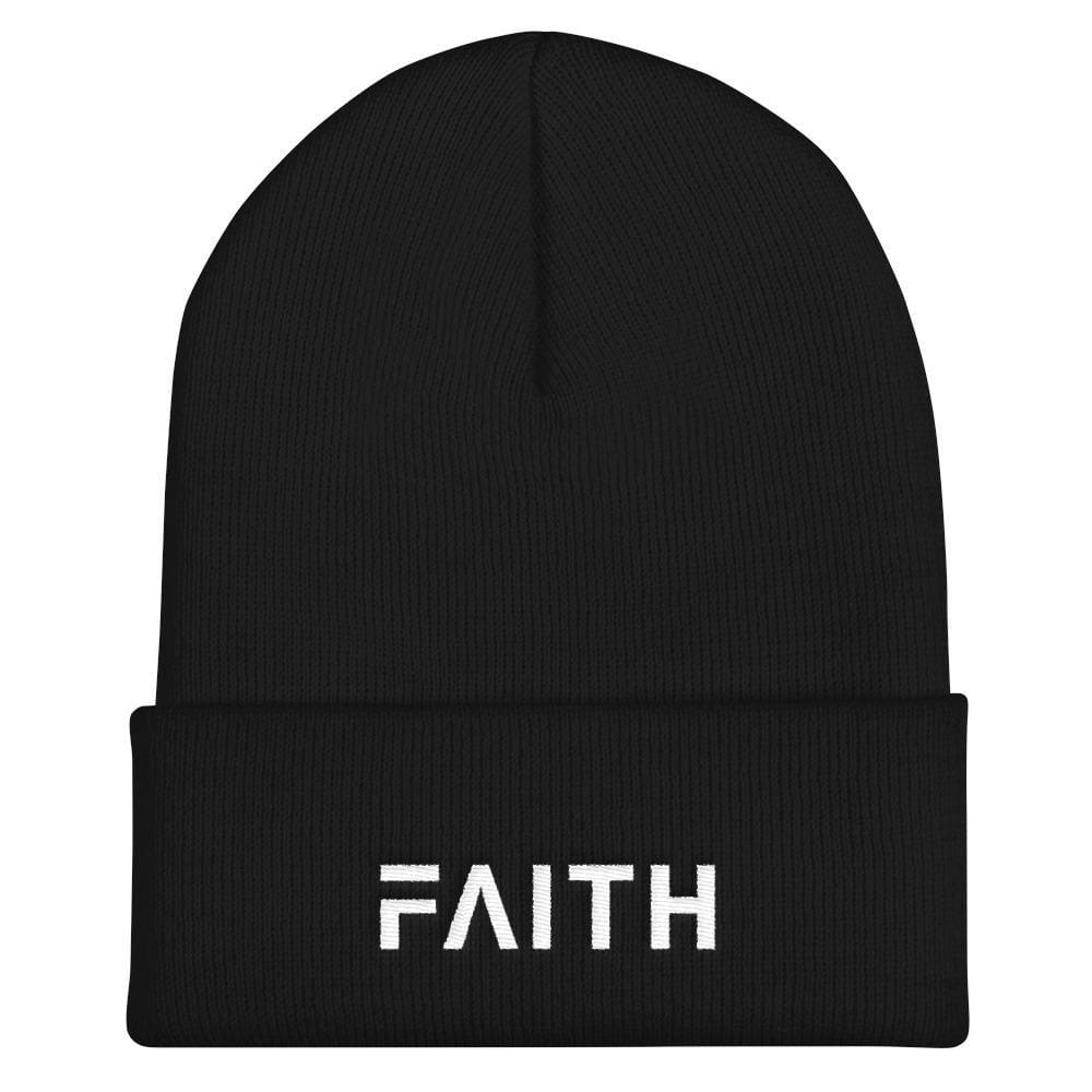 FAITH Christian Beanie - One-size / Black - Hats