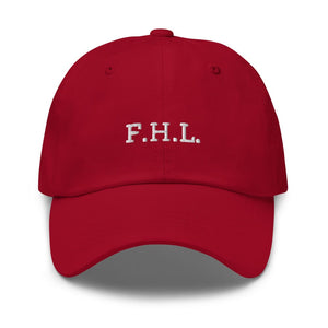 Faith Hope Love Adjustable Christian Baseball Cap - Cranberry