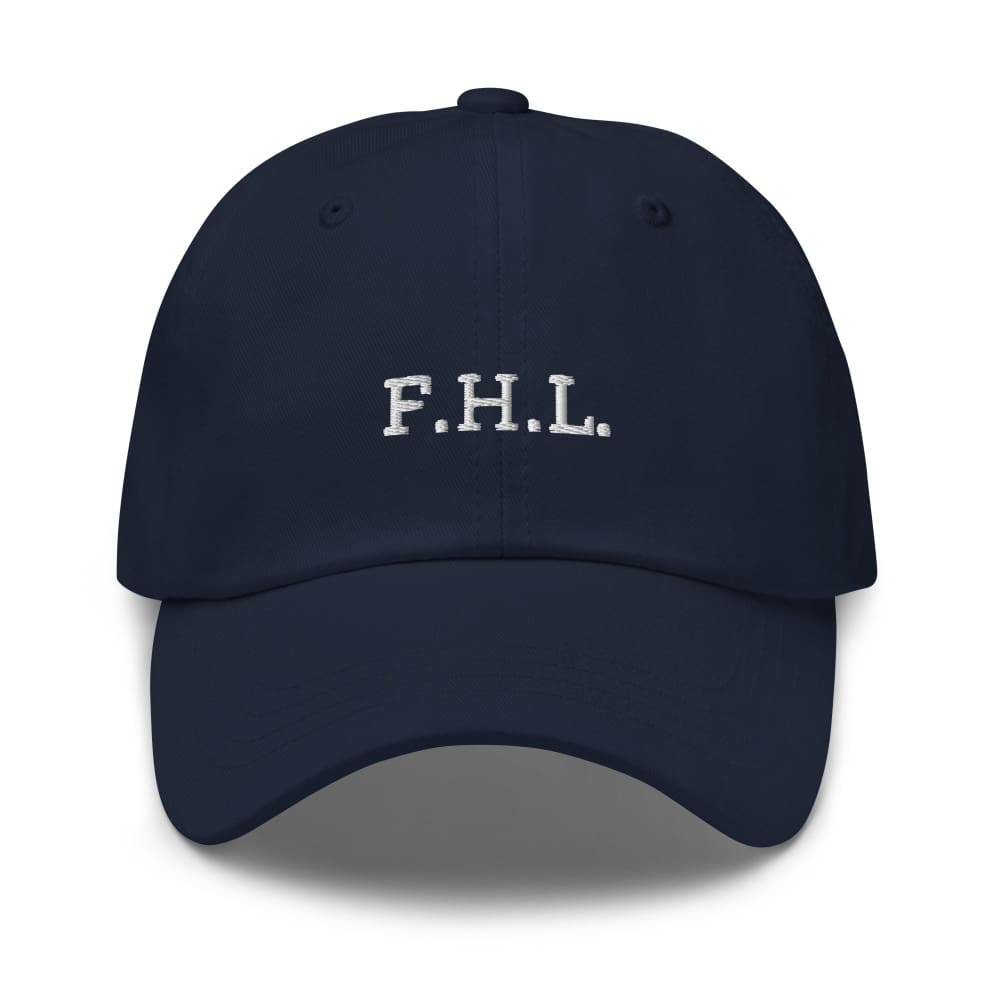 Faith Hope Love Adjustable Christian Baseball Cap - Navy