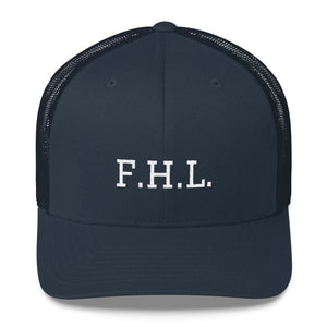 FHL (Faith Hope Love) Snapback Trucker Cap - One-size / Navy - Hats
