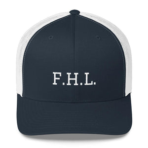 FHL (Faith Hope Love) Snapback Trucker Cap - One-size / Navy/ White - Hats