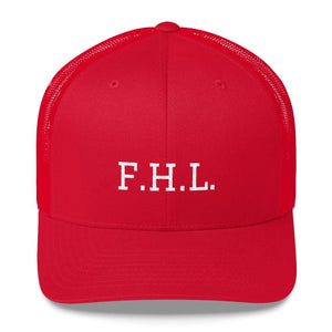 
            
                Load image into Gallery viewer, FHL (Faith Hope Love) Snapback Trucker Cap - One-size / Red - Hats
            
        
