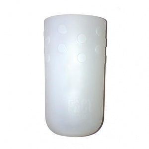 Frosted White GiveGrip™ Silicone Sleeve fits on 17oz Swell Water