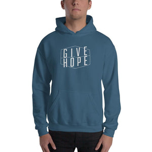Give Hope Hoodie Sweatshirt - S / Indigo Blue - Sweatshirts