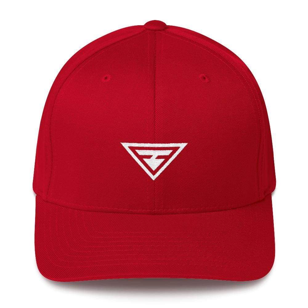 Hero Fitted Flexfit Twill Baseball Hat - S/m / Red - Hats