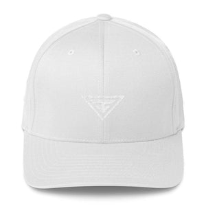 Hero Fitted Flexfit Twill Baseball Hat - S/m / White - Hats