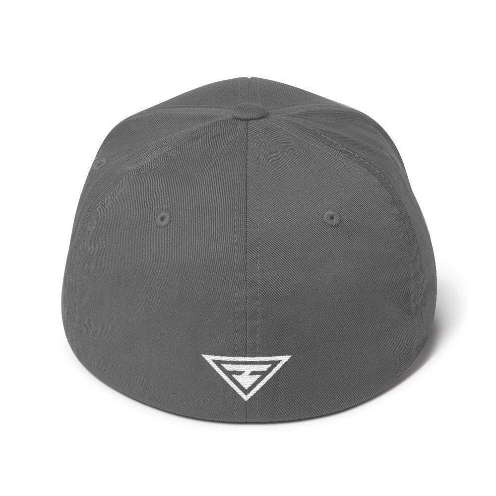 
            
                Load image into Gallery viewer, Hero Flexfit Fitted Twill Baseball Hat With Logo On The Back - S/m / Grey - Hats
            
        