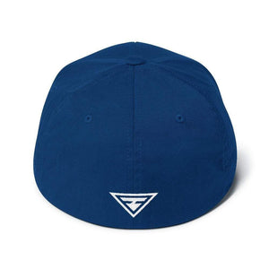 Hero Flexfit Fitted Twill Baseball Hat With Logo On The Back - S/m / Royal Blue - Hats