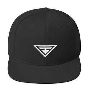 Hero Snapback Hat with Flat Brim - One-size / Black - Hats