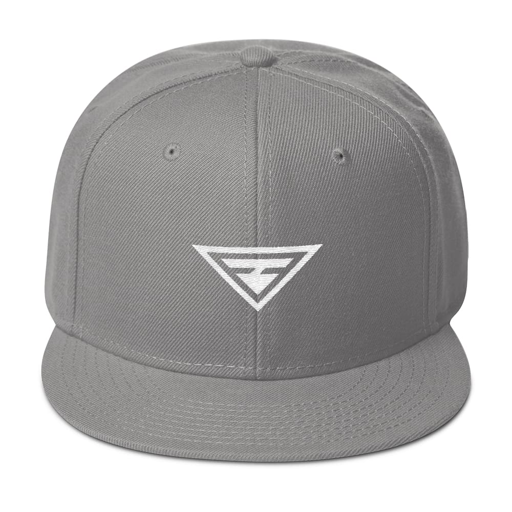 Hero Wool-Blend Flat Brim Snapback Hat - One-size / Gray - Hats