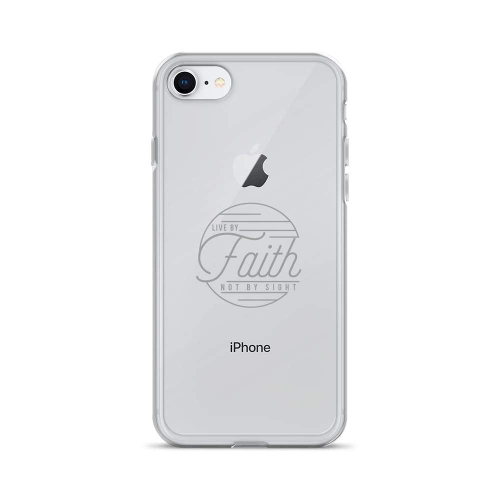 Live By Faith Christian Iphone Case - Iphone 7/8 / Grey - Phone Cases