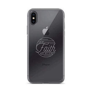 Live By Faith Christian Iphone Case - Iphone X / Grey - Phone Cases
