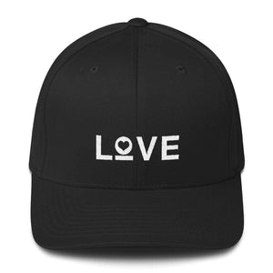 Love Fitted Flexfit Baseball Hat - S/m / Black - Hats