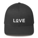Love Fitted Flexfit Baseball Hat