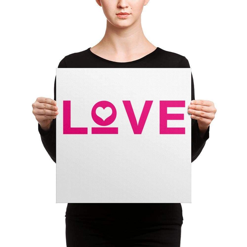 Love Heart Canvas Wall Art - Wall Art