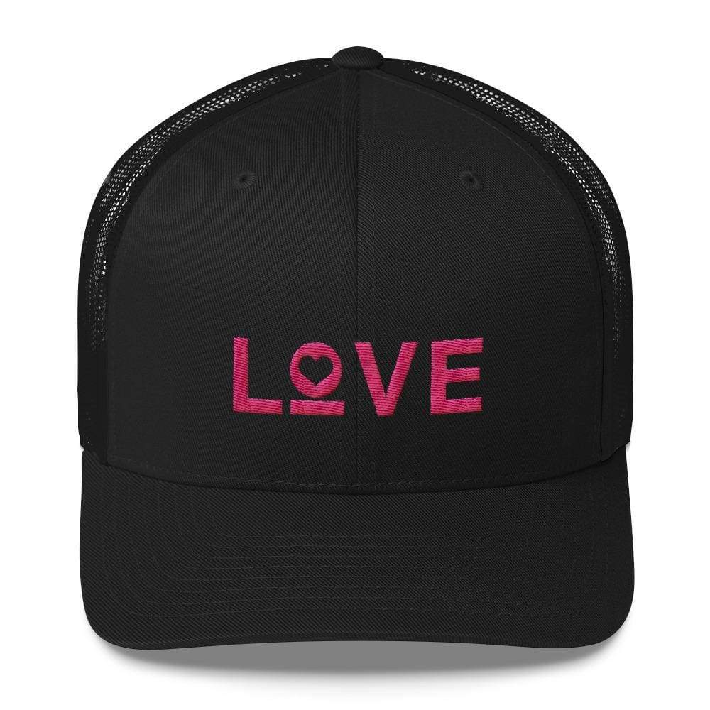 Love Snapback Trucker Hat - One-Size / Black - Hats
