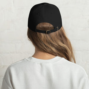 Lung Cancer Awareness White Ribbon Dad Hat