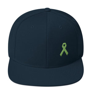 Lymphoma Awareness Snapback Hat - One-size / Dark Navy - Hats